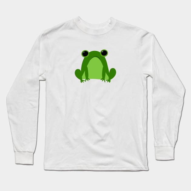 Froggy Frog Long Sleeve T-Shirt by novabee